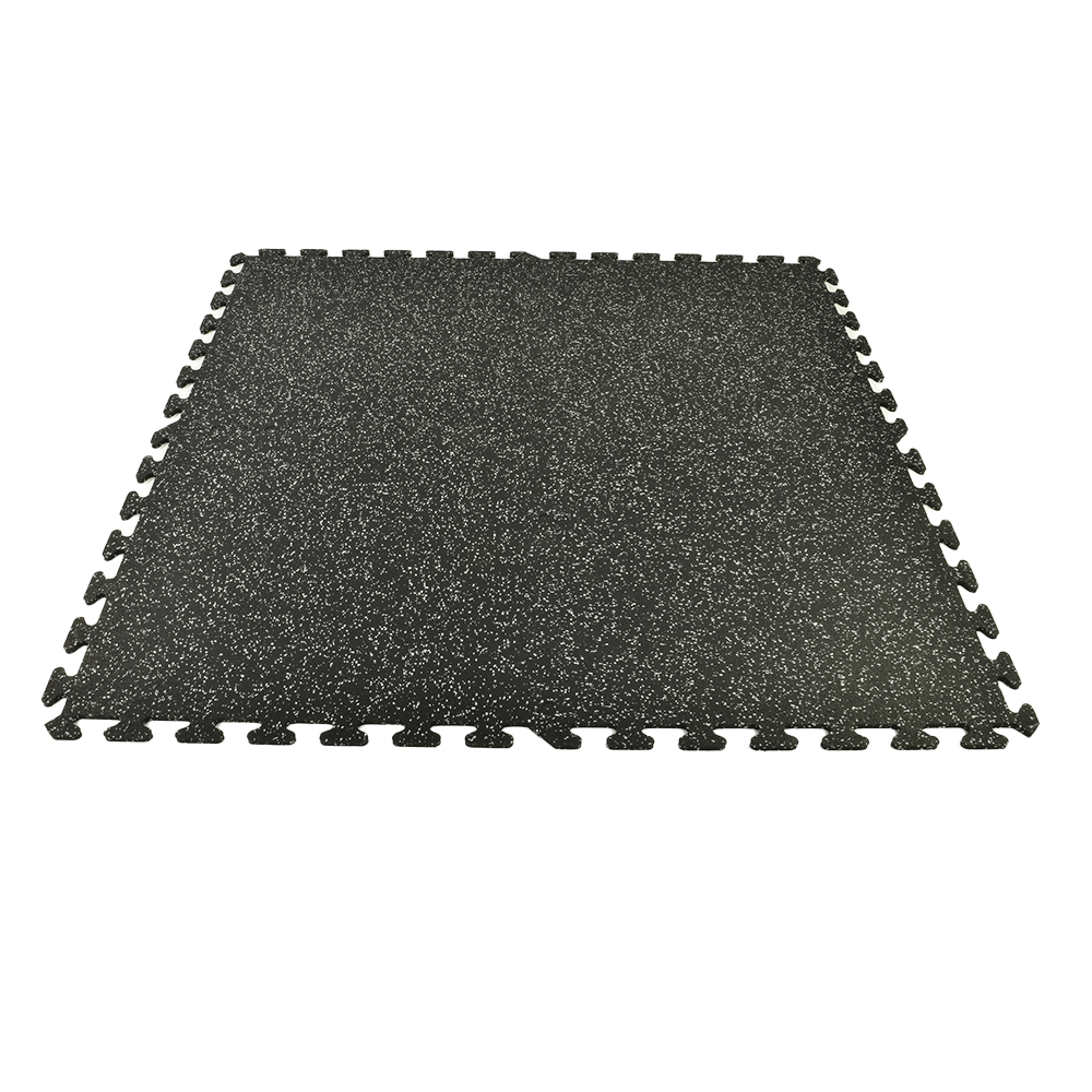 interlocking Rubber Floor Tiles Gmats with light gray set of 4 interlocking together