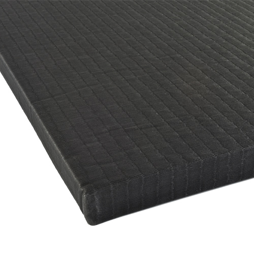 Judo Mats Tatami 1x2 Meter 1.5 Inch black corner close.