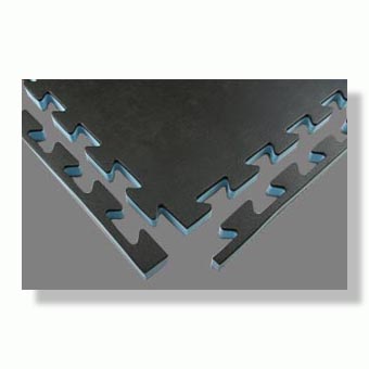 Martial arts mats one inch showing borders.