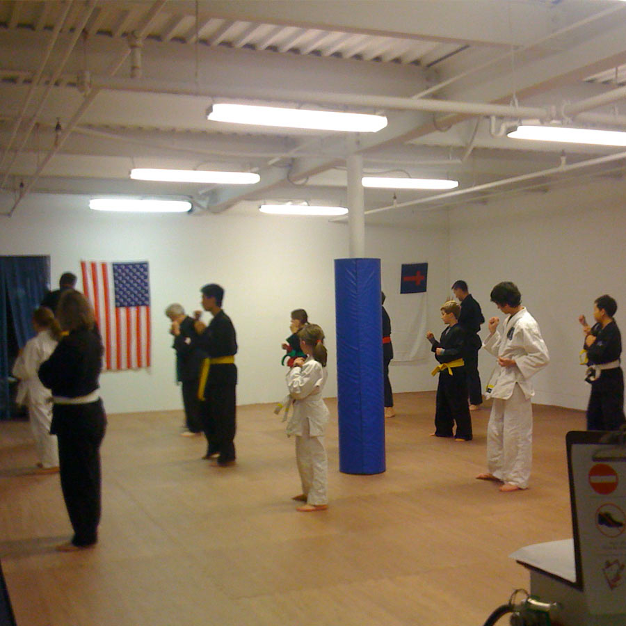 Karate Mats showing wood studio floors.