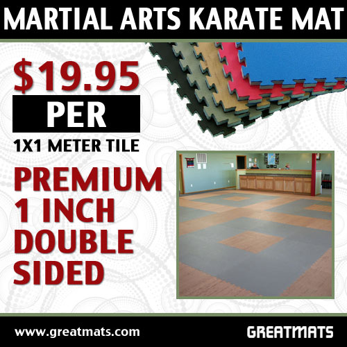 Martial Arts Karate Mat Premium 1 Inch