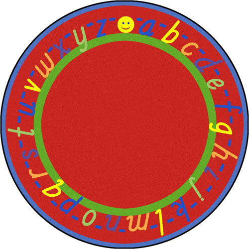 Alphascript 7 feet 7 inches red oval