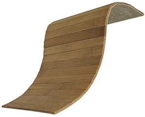Flexible, rollable bamboo flooring