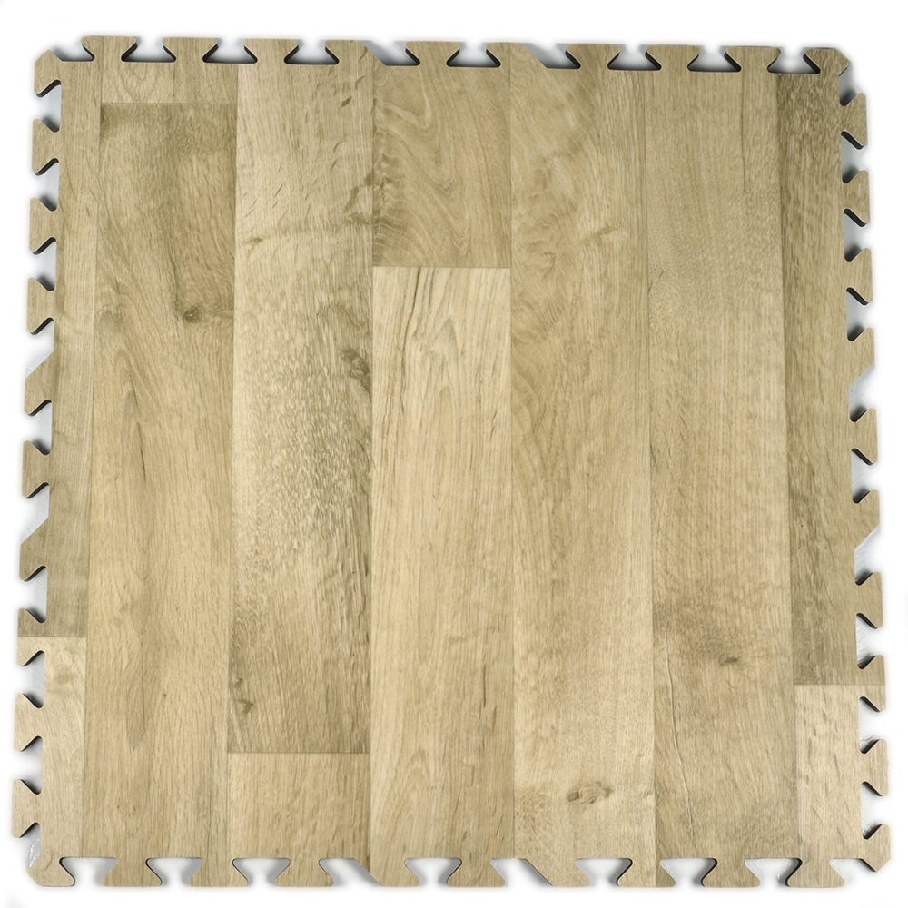 Berkshire full tile Comfort Flex Tile 1/2 Inch x 10x10 Ft. Kit Beveled Edges 