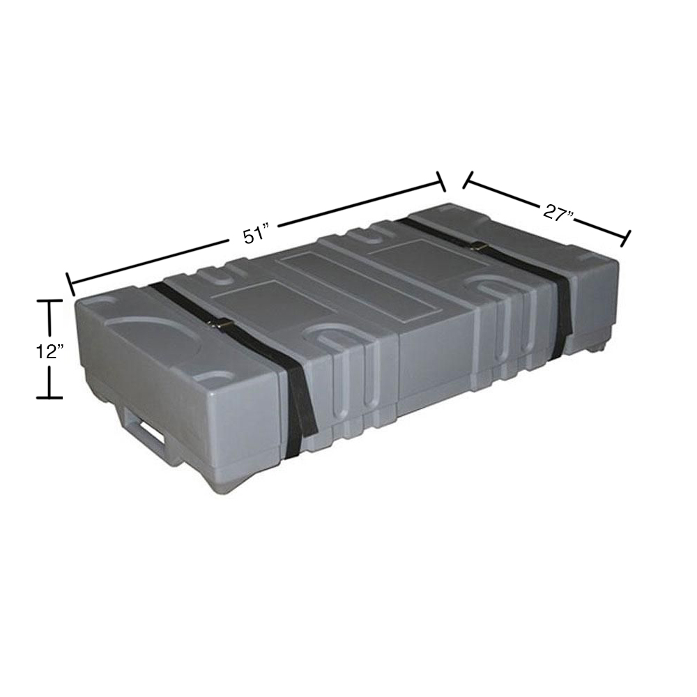 Shipping and Storage Case with Wheels case dimensions