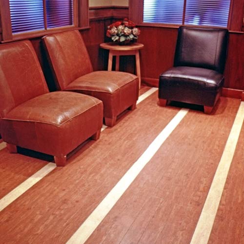 Luxury Vinyl Tile - Fine Wood Grain dark cherry.