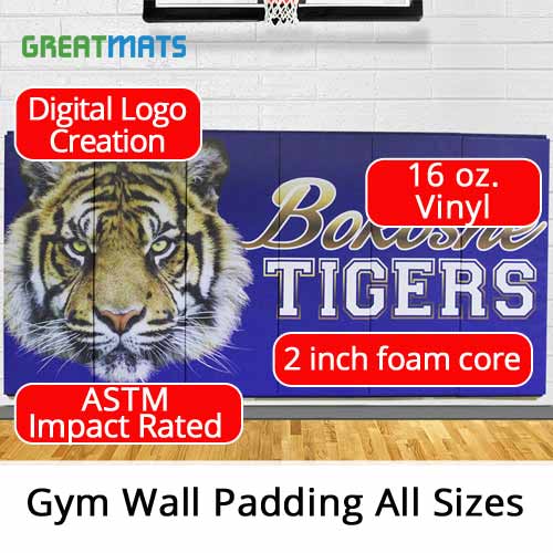 Gym Wall Pads Bokoshe Tigers infographic