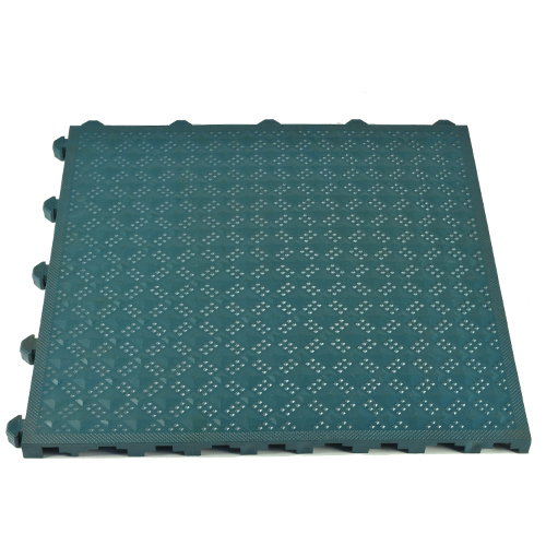 Comfort Matta Solid Square Tile in Airforce Blue