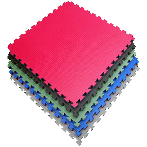Indoor Play Area Flooring Foam Surface Tiles 1-5/8 Inch Indoor Playground stack.