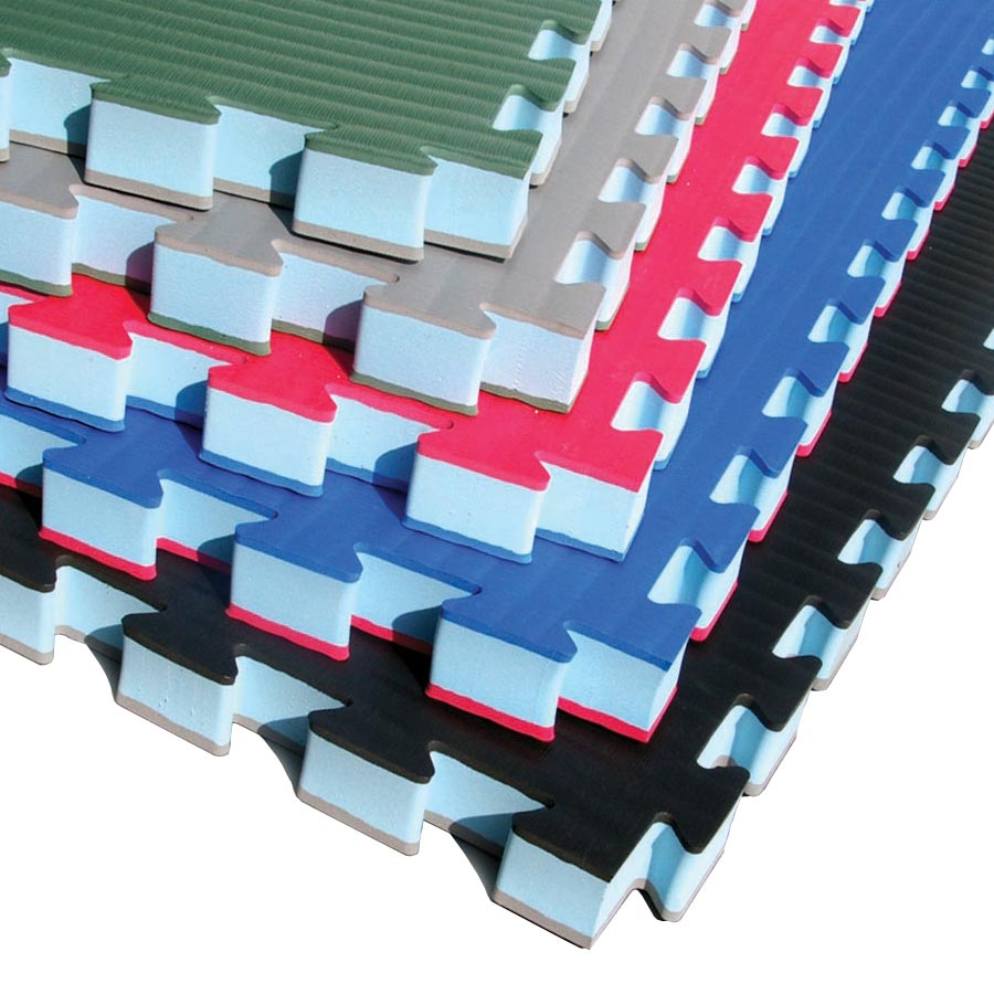 MMA Mats showing stack of colors.