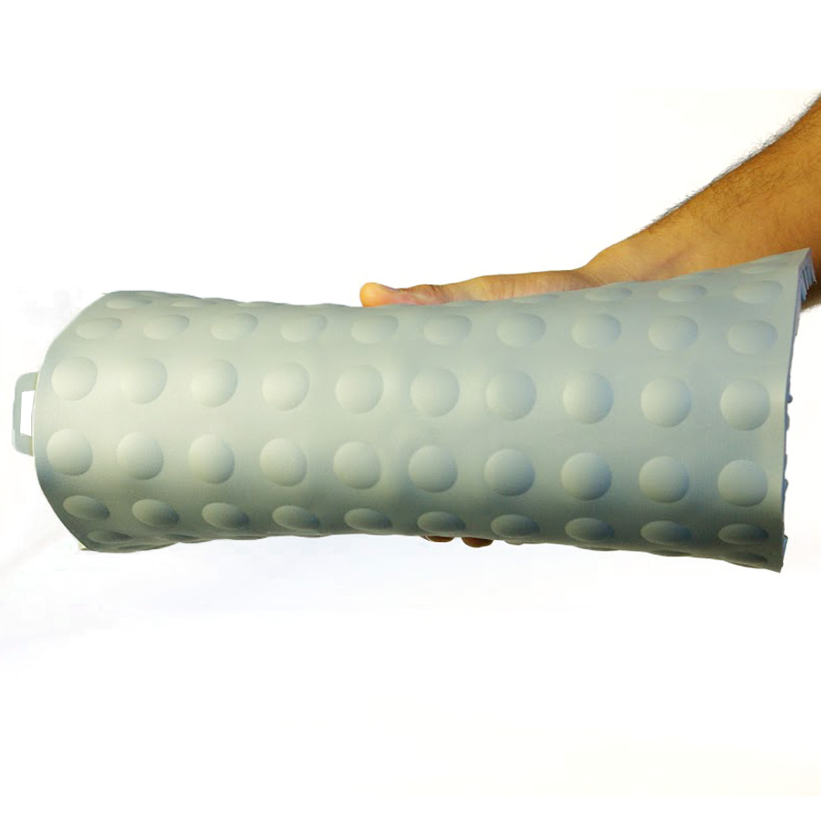 StayLock Bump Top Gray flexible showing top.