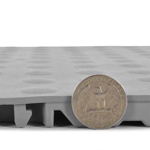 StayLock Bump Top Gray thickness.