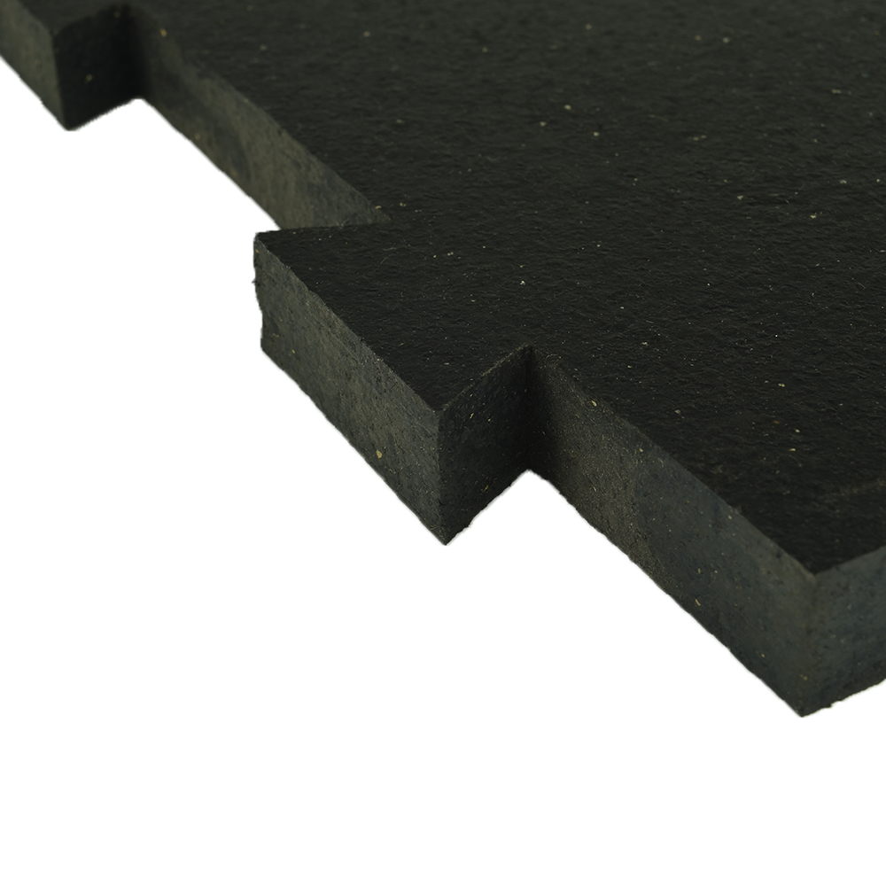 corner of rubber mat classic interlocking center mat