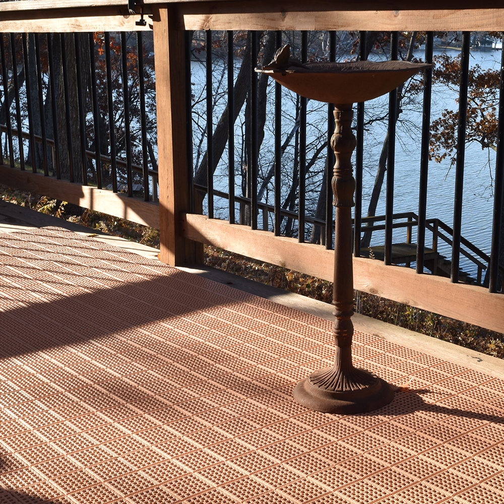 Close up of the Tan Patio and Deck Tile