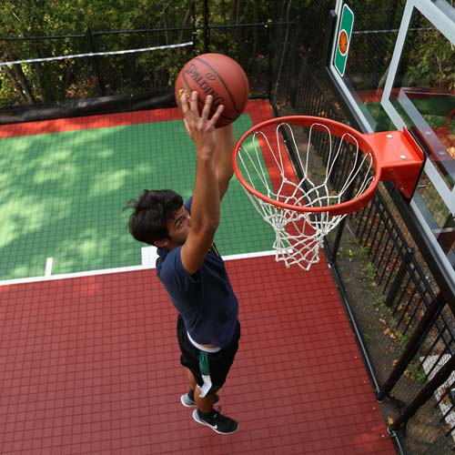 Outdoor basketball Court Tile XT3  jump shot
