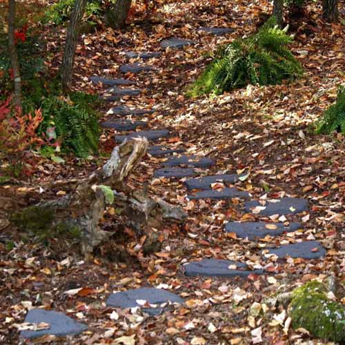 Flexstone Rubber Paver Tile Path