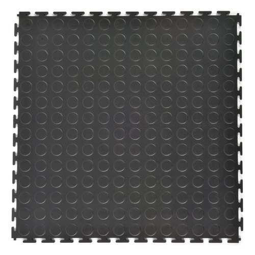 Coin Top Home Floor Tile Black or Dark Gray 8 tiles full