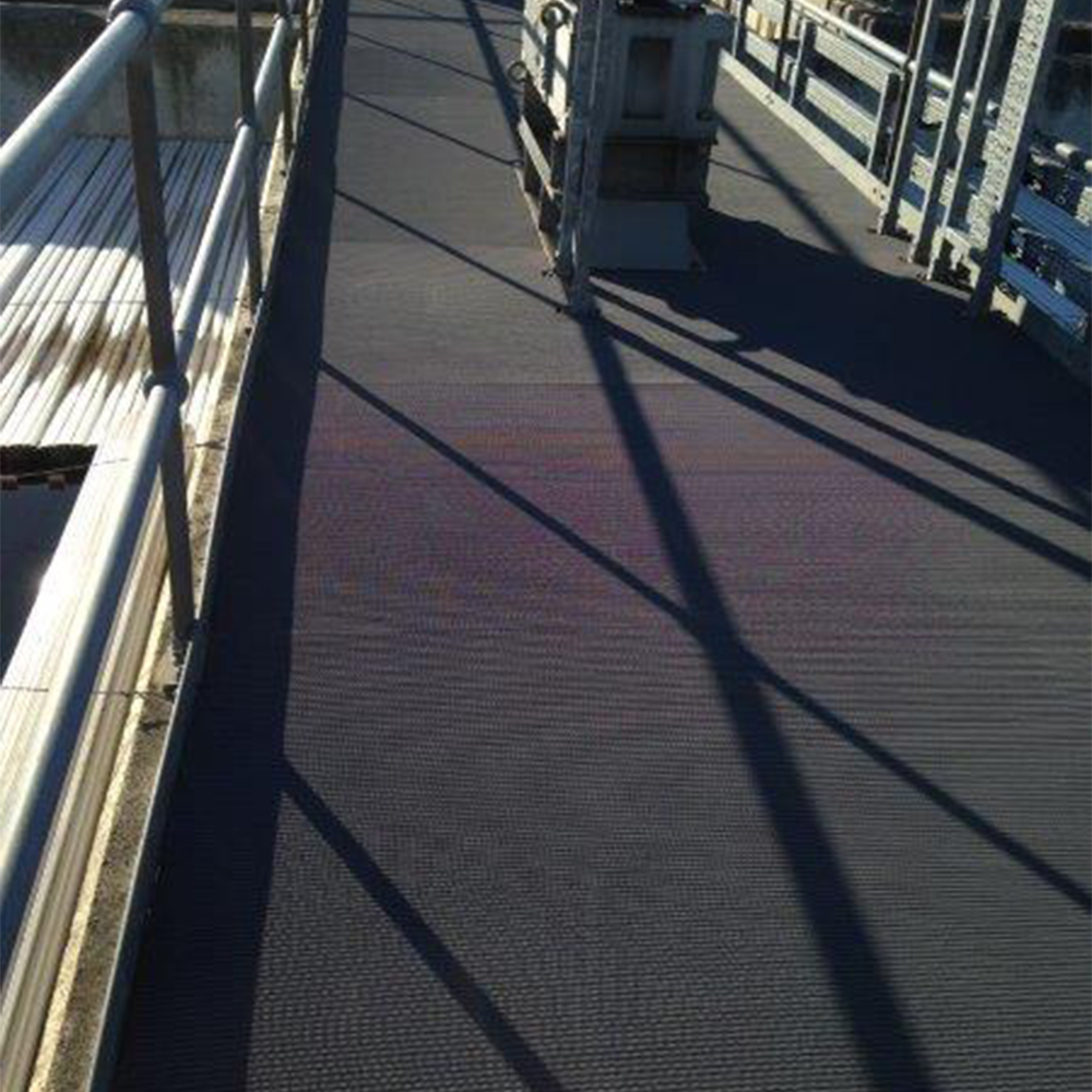 Firmagrip Matting at industrial walkway outdoors
