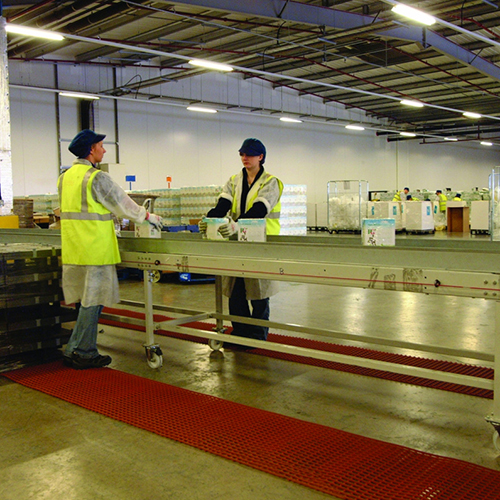 Herongripa Slip Resistant Matting Roll 2 x 16 ft Roll At Factory Assembly Line