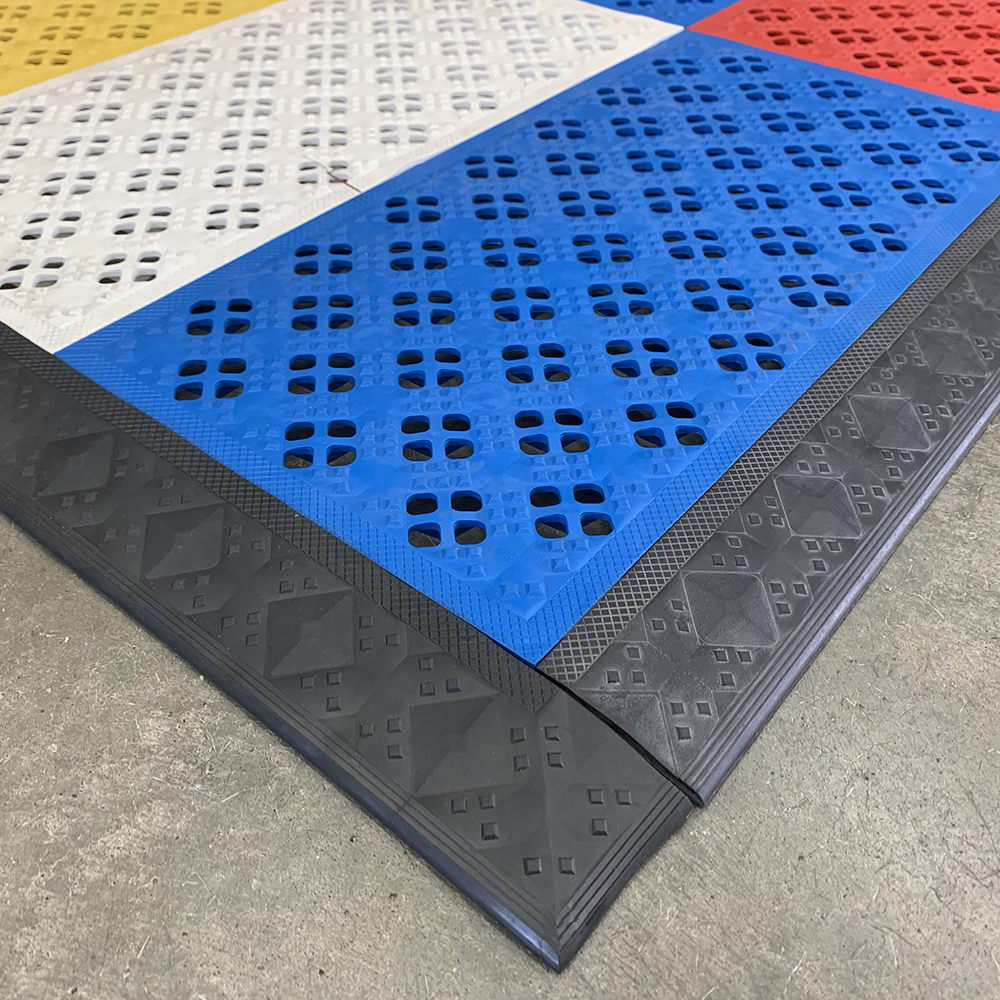 Ergo Matta Borders on perforated tiles