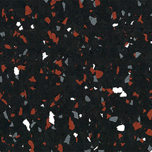 Sterling Athletic Sound Rubber Tile 2 Inch 35% Premium Colors Lava Full