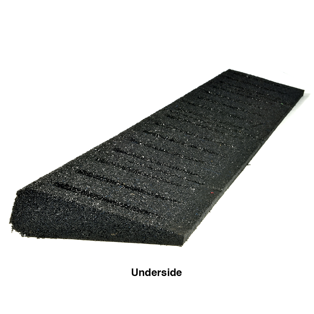 Reducer for dBTile and Max Playground Tile Black 2.5 Inch Bottom Full Angle