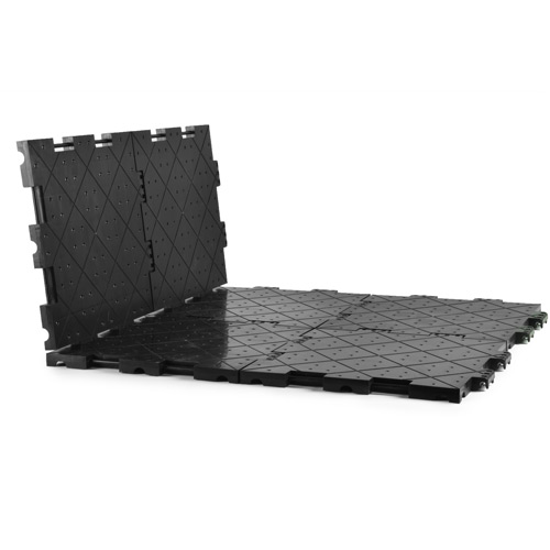 Portable Outdoor Tile 12x12 Inch product - showing flexible Hinge