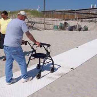Temporary Roadway Walk Way