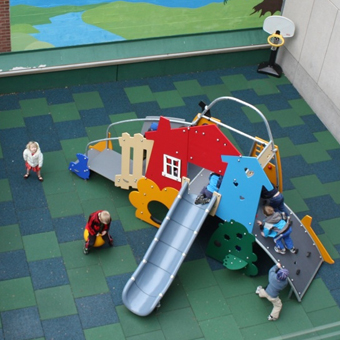 Rubber Kids Kushion Tile Playground