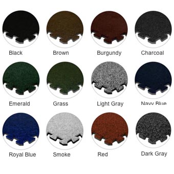 Exhibit Flooring colors