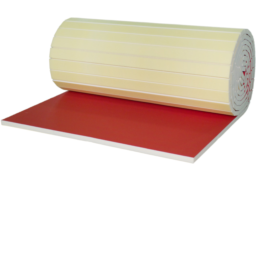 Flexible Roll Out Mats 1-5/8 Inch red mat.