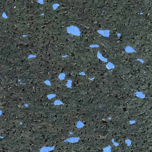 Rubber Flooring Rolls 8 mm 25 Ft 10% Color Stocked blue Texture