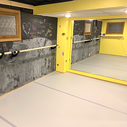 gray home rosco dance flooring