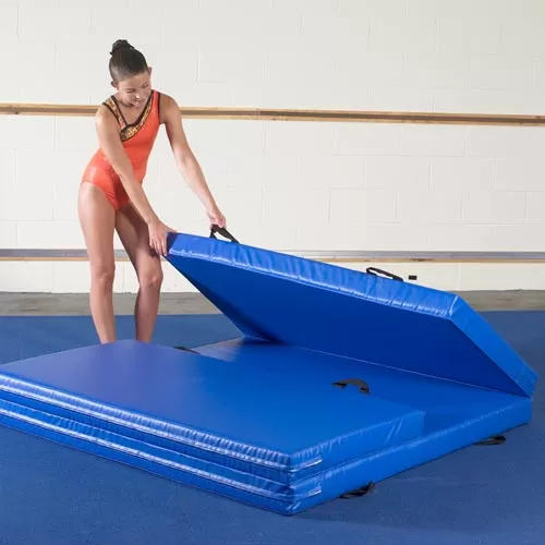 thick folding gym mats for cartwheels