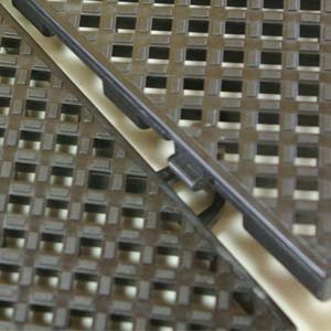 Auto Perforated Tile Plastic Garage Tile