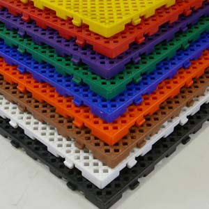 Auto Perforated Tile Plastic Garage Tile