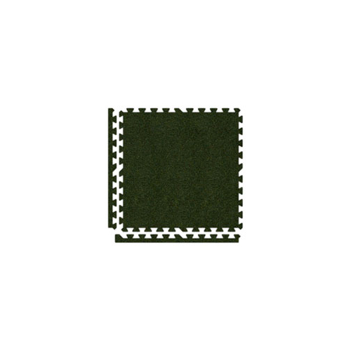 SoftCarpet grass green with borders.