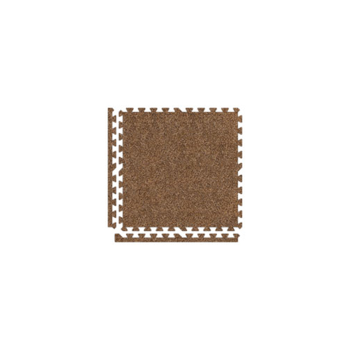 SoftCarpet light brown with borders.