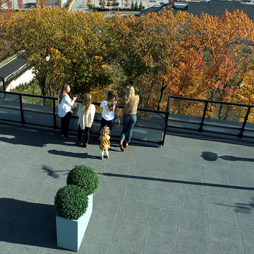 Sterling Roof Top Tile 2 Inch 35% Premium Colors Interlocked Overlook Installation