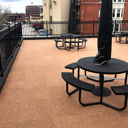 Sterling Roof Top Tile Installation Umbrella Outdoor Seating