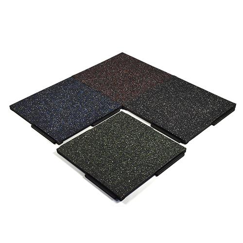 4 Sterling Athletic Rubber Tile 1.25 Inch 35% Premium Colors
