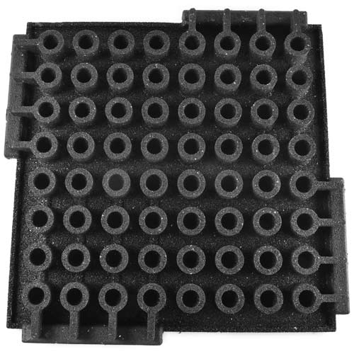 Sterling Rubber Playground Tile 4.25 Inch Black bottom.