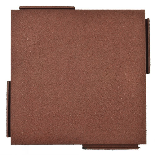 Sterling Playground Tile 4.25 Inch Solid Colors Terra Cotta full tile.