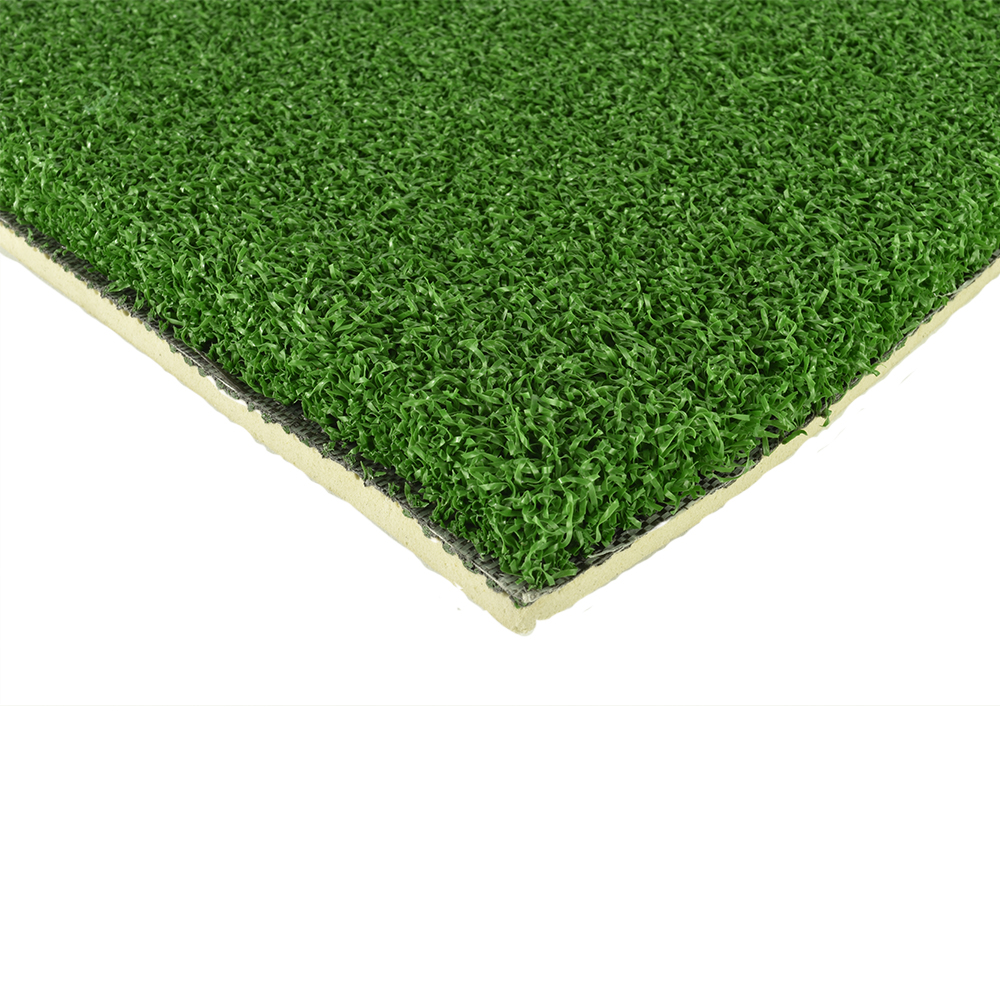 Corner Angle Greatmats Gym Turf Value 3/4 Inch x 15 Ft. Wide 5 mm Foam - Green