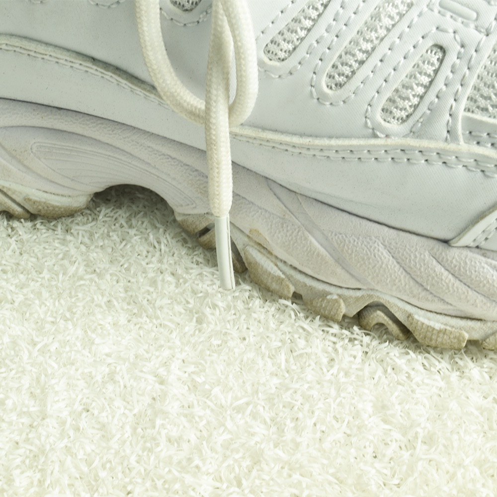 White Turf White Shoes Greatmats Gym Turf Value 3/4 Inch x 15 Ft. Wide 5 mm Foam