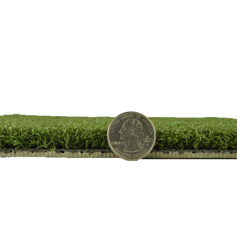 Baseball Turf Pro thickness comparison with quarter