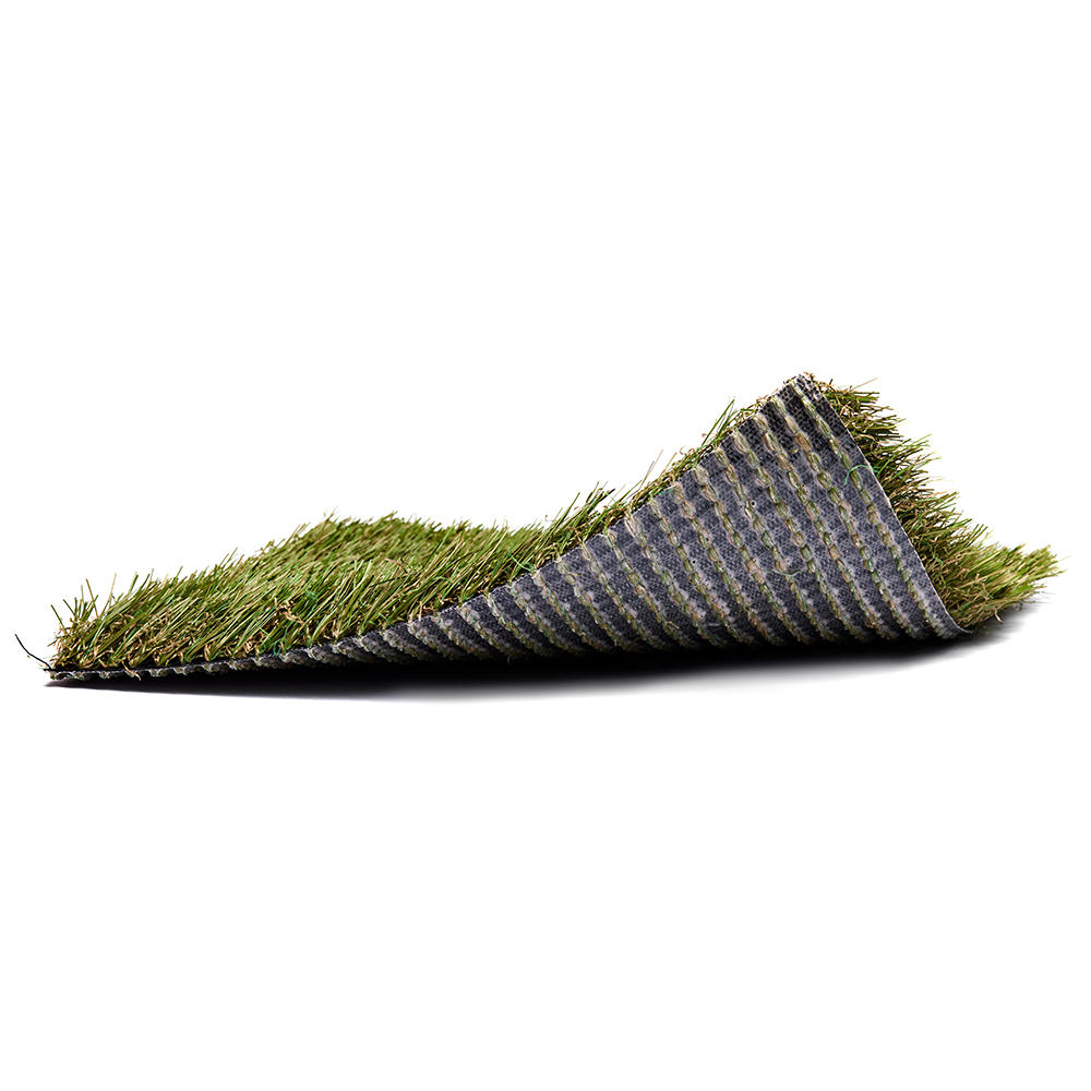 Simply Natural Artificial Grass Turf 1-1/2 Inch x 15 Ft. Wide Per SF bottom curled up