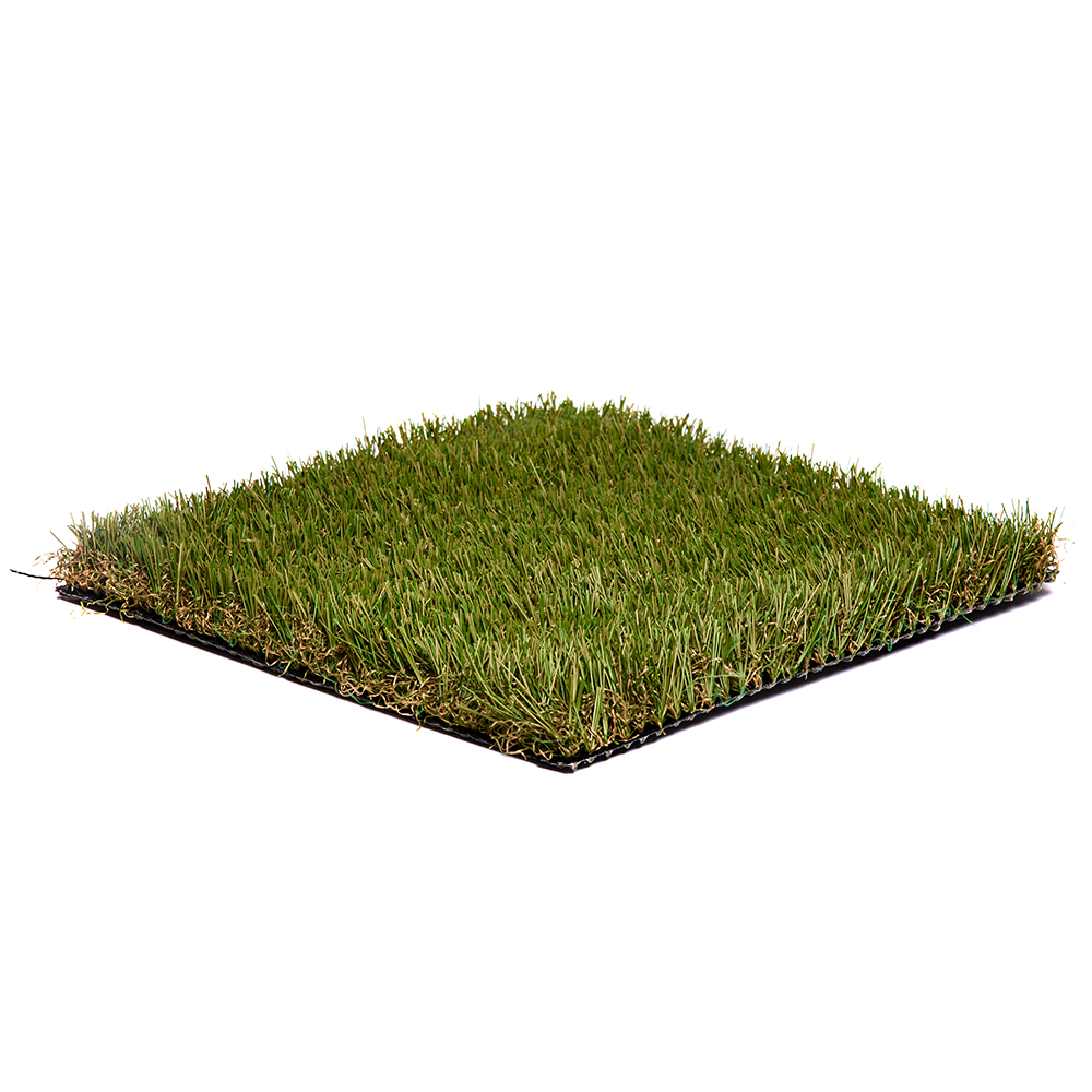 Simply Natural Artificial Grass Turf 1-1/2 Inch x 15 Ft. Wide Per SF Top angle