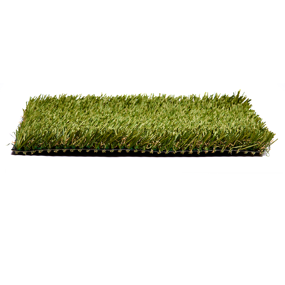 Side view ZeroLawn Basic Artificial Grass Turf 1 Inch x 15 Ft. Wide per SF