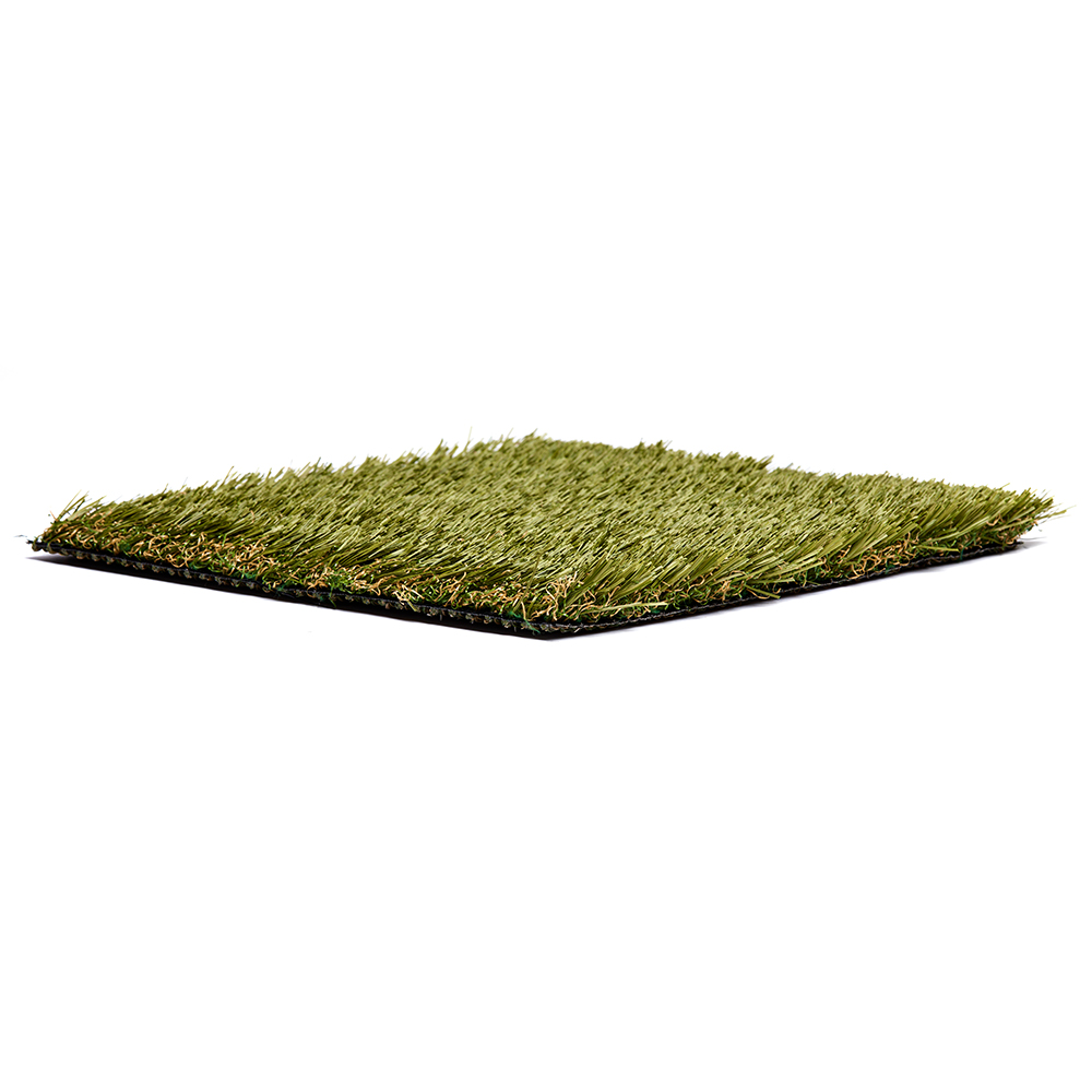 Side view corner ZeroLawn Traditional Artificial Grass Turf 1-1/2 Inch x 15 Ft. Wide per SF